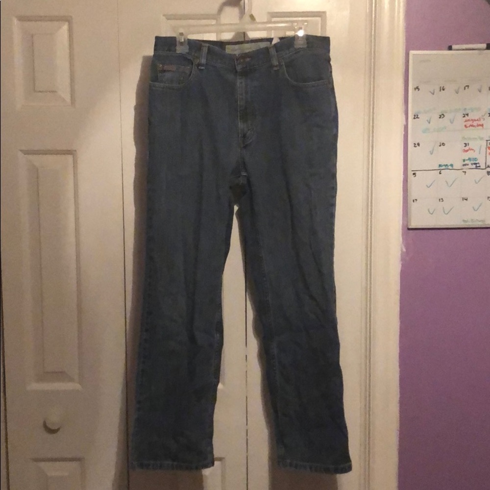 Medium wash jeans